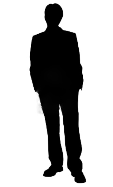 Clip Art Person Standing Silhouette