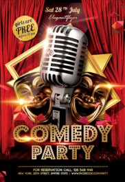 Comedy Night Flyer Template