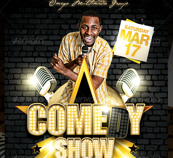 13 PSD Comedy Flyers Images