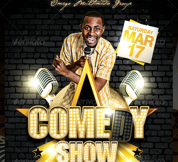 Comedy Show Flyer Template