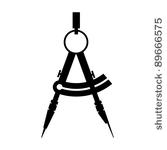 Compass Icon Black and White Compass Icon Black and White
