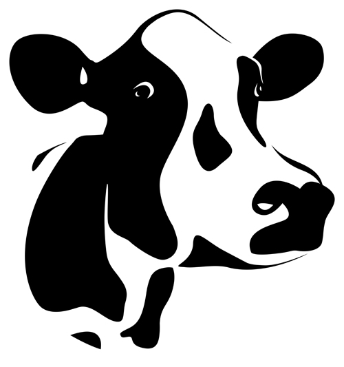 Cow Head Silhouette Free Graphics