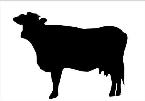 Cow Silhouette Clip Art Cow Silhouette Clip Art