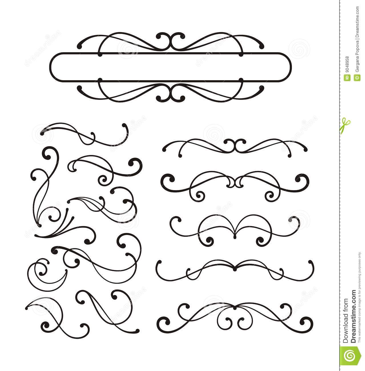 Decorative Scroll Clip Art