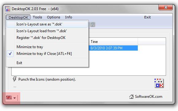Desktop Icon Layout Save Windows 1.0