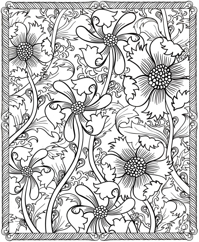 Dover Adult Coloring Pages