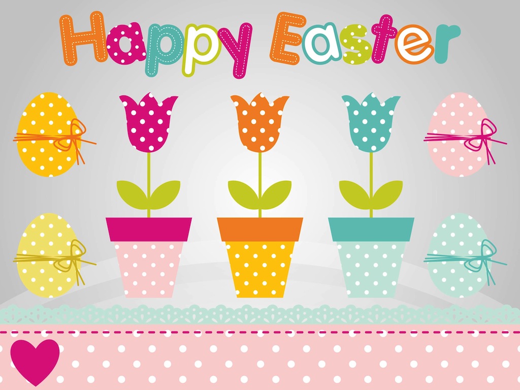 Easter Flowers Graphics Free