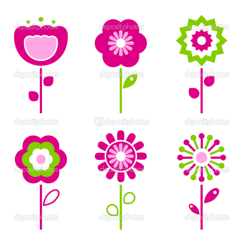 Easter Spring Flowers Vector