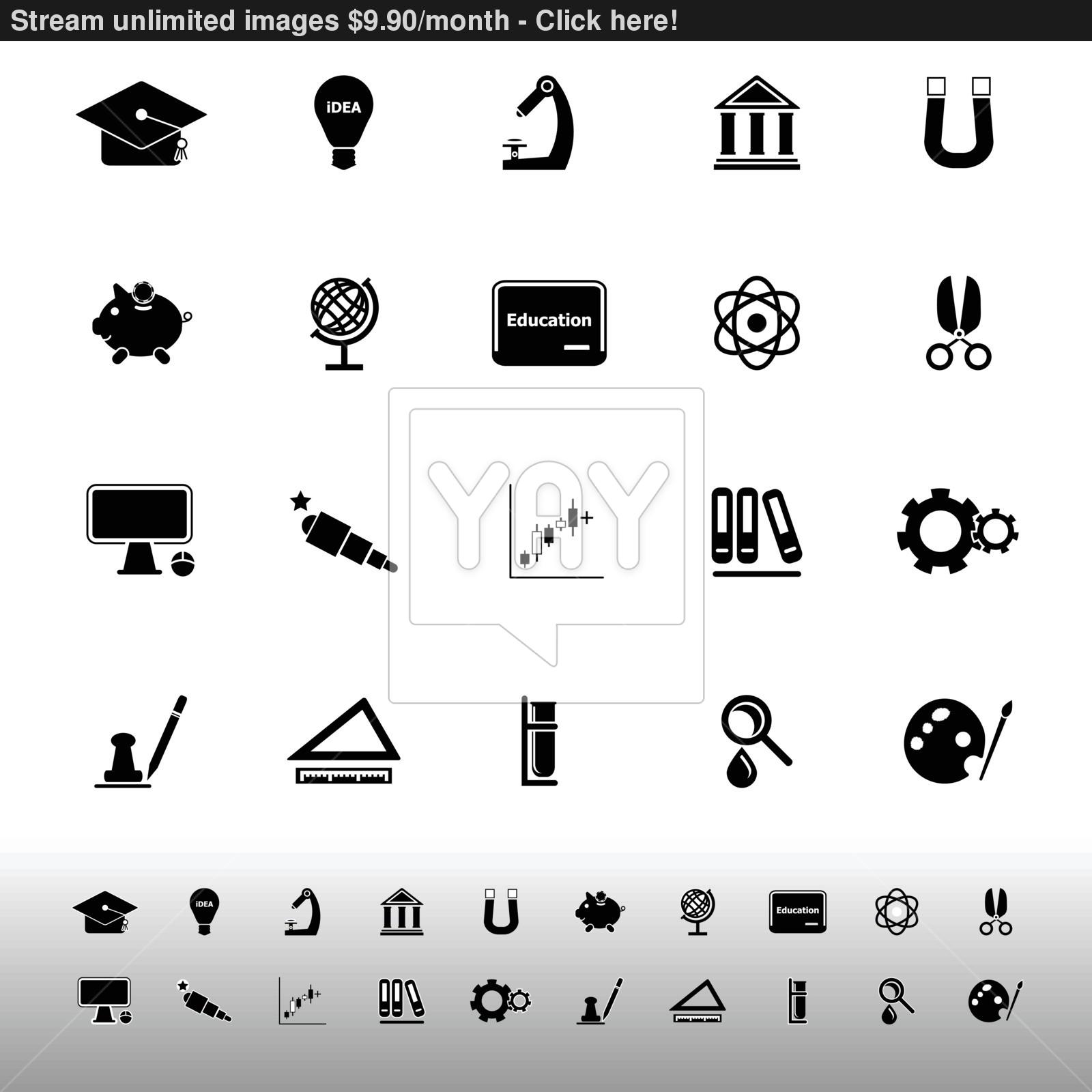 Education Icons Vector Free Education Icons Vector Free