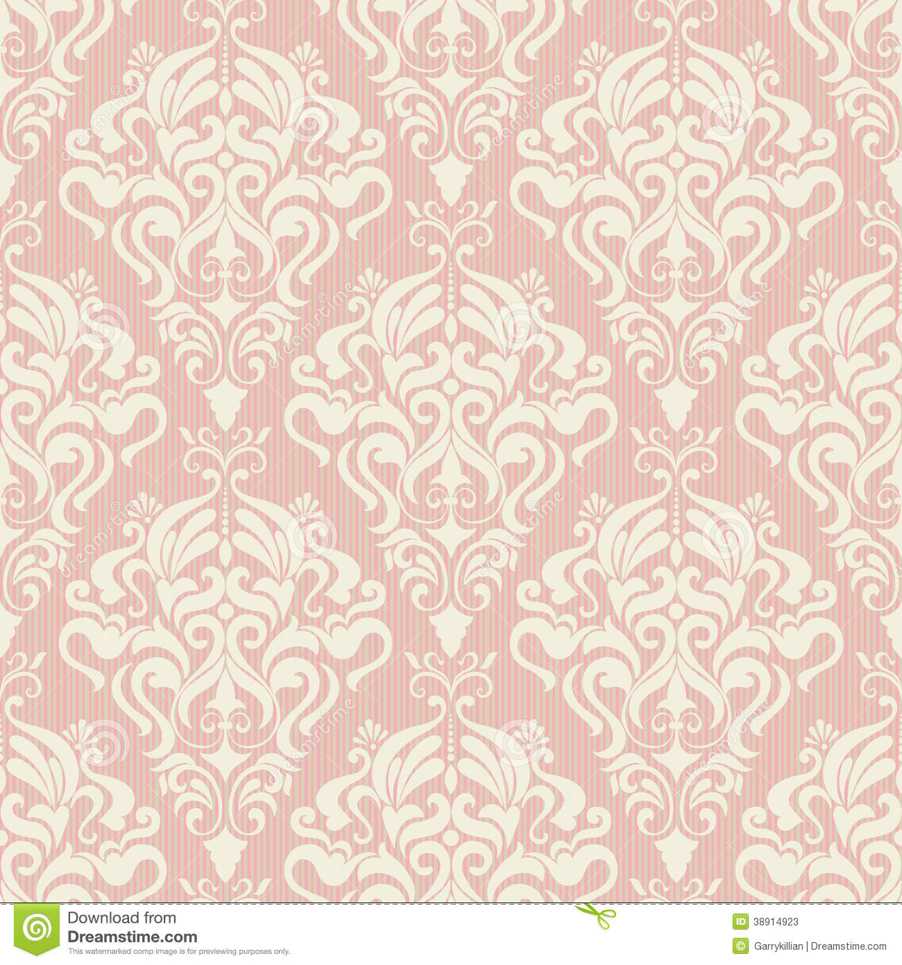 Elegant Damask Seamless Pattern