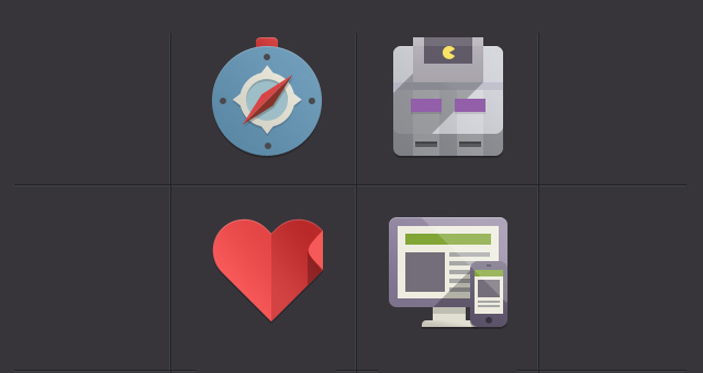 Flat Design App Icons
