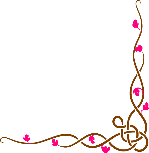 Floral Border Clip Art Floral Border Clip Art