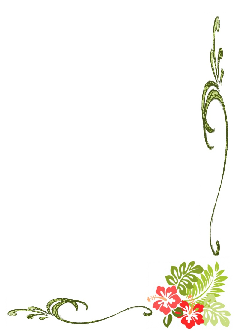Flower Page Border Clip Art Free Flower Page Border Clip Art Free