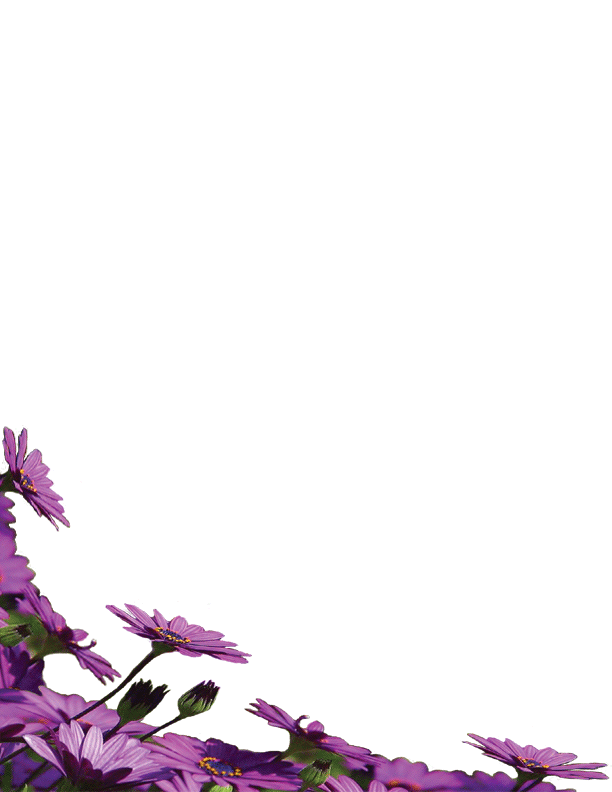 Flower Page Borders Flower Page Borders