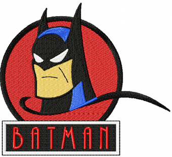 Free Batman Machine Embroidery Design