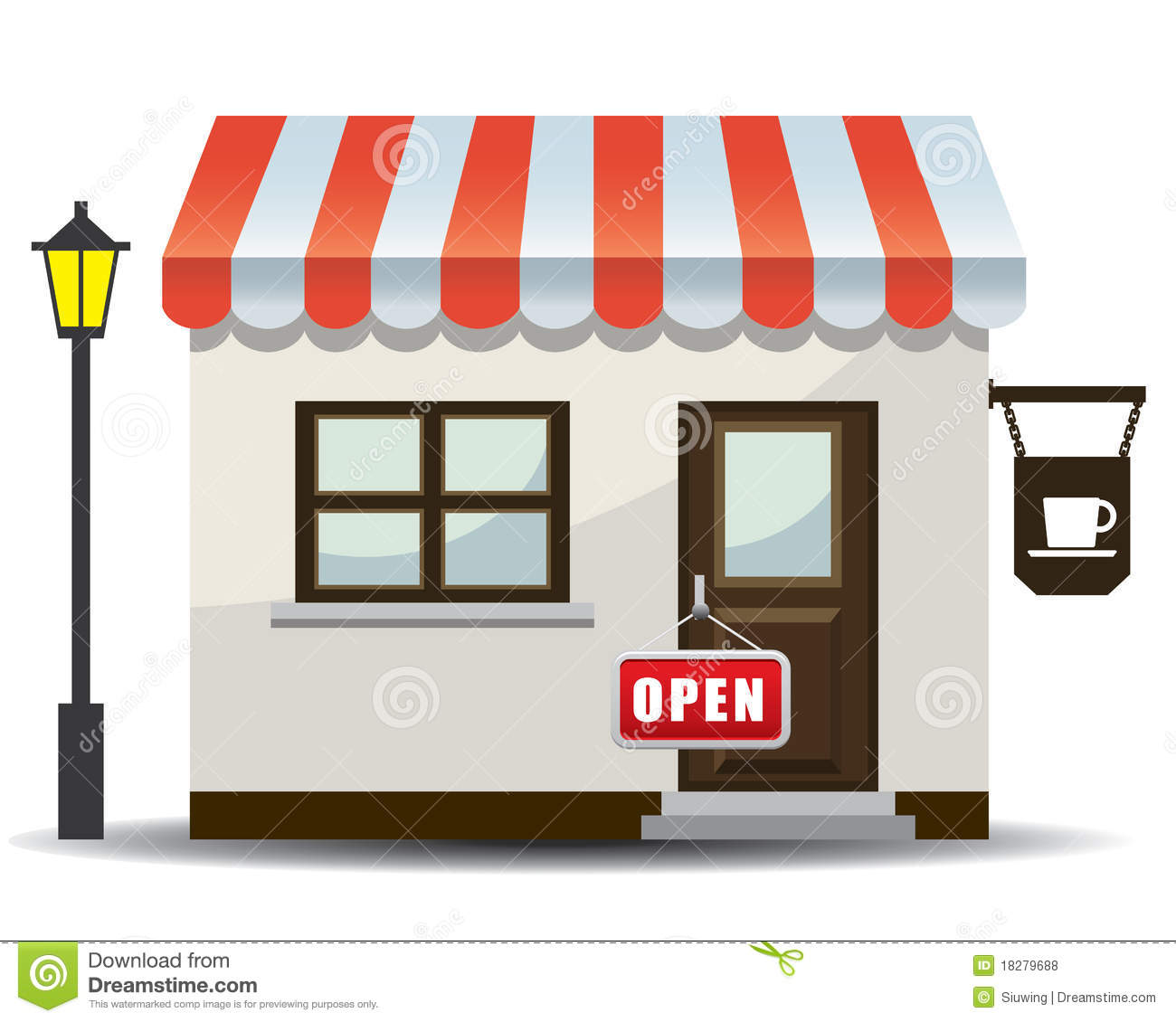 Free Clip Art Building Stores