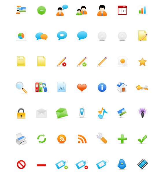 Free Icons PSD Set