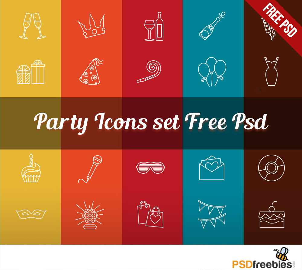 Free Icons PSD Set