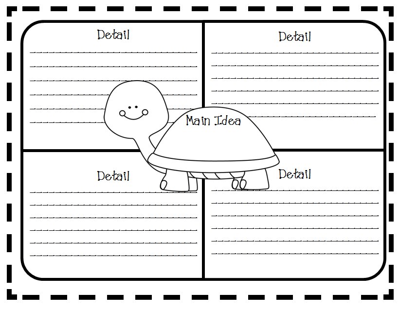 Free Printable Main Idea Graphic Organizer