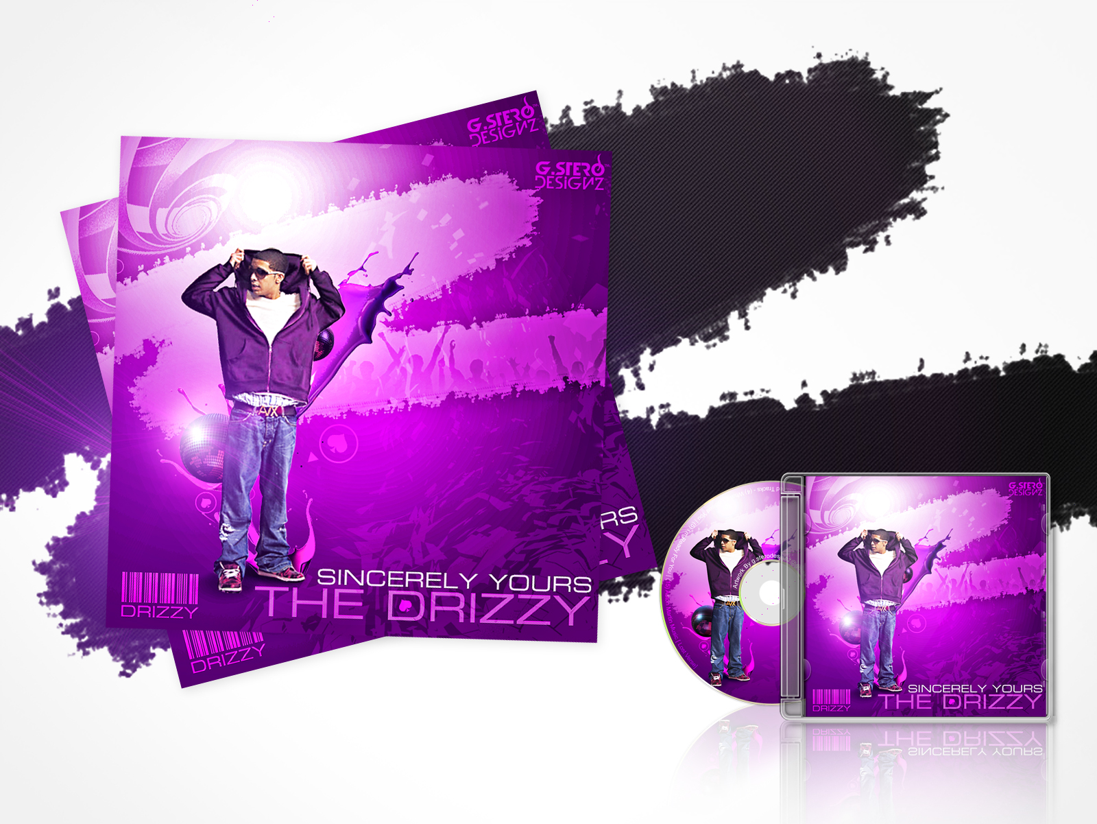 Free PSD Template Album Cover