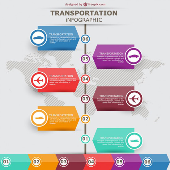 Free Vector Infographic Template