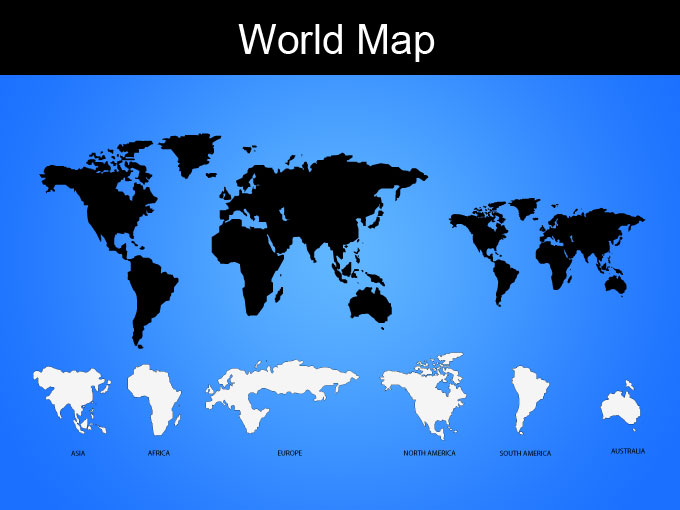 Free Vector World Map