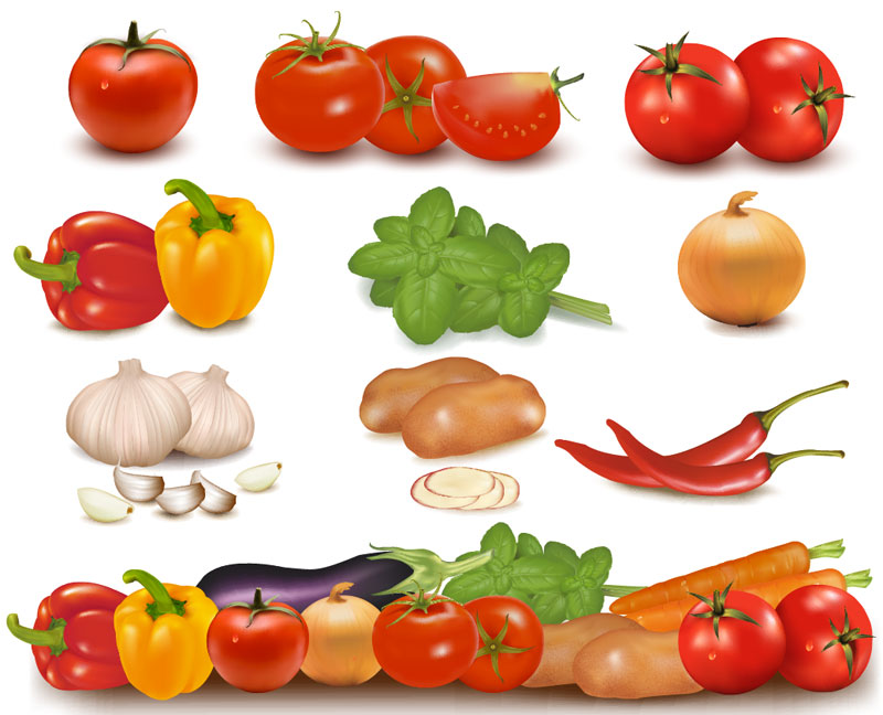 Fruit Vegetable Vector Art Free