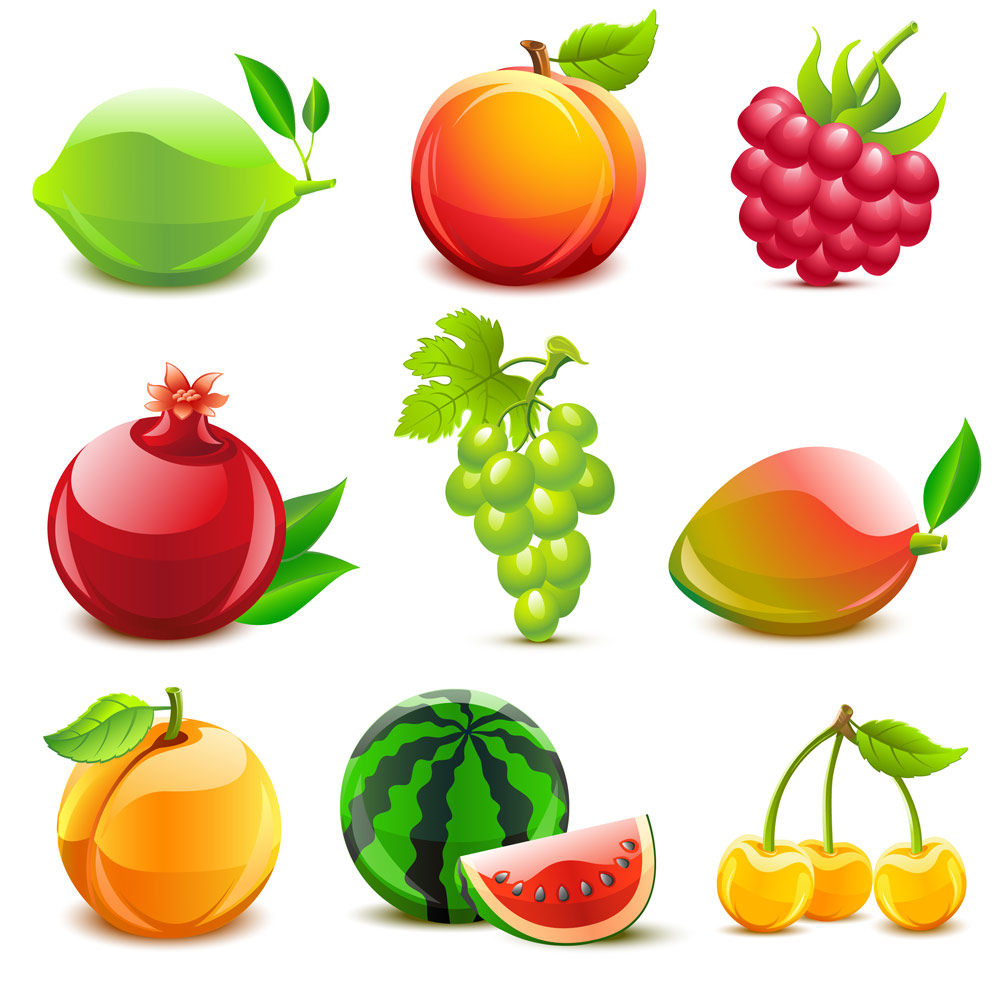 Fruit Vegetable Vector Art Free