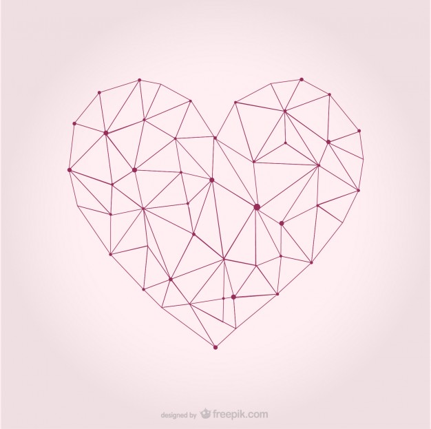 Geometric Heart Design