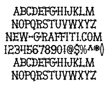 Graffiti Alphabet Fonts Free Download