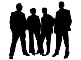 Group Business People Silhouette Clip Art