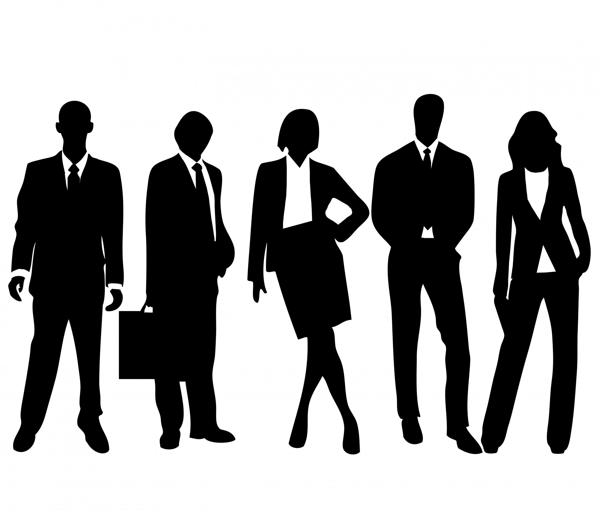 Group of Business People Silhouette