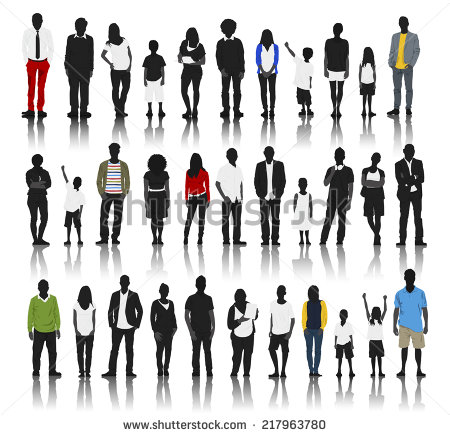 Group of People Silhouette