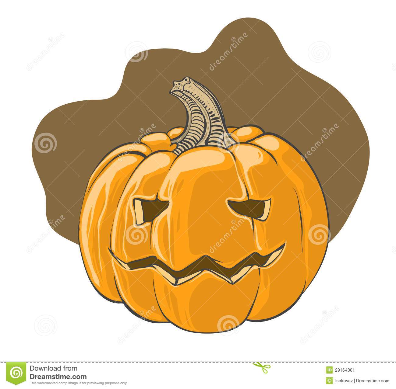 Halloween Pumpkin Vector Illustration