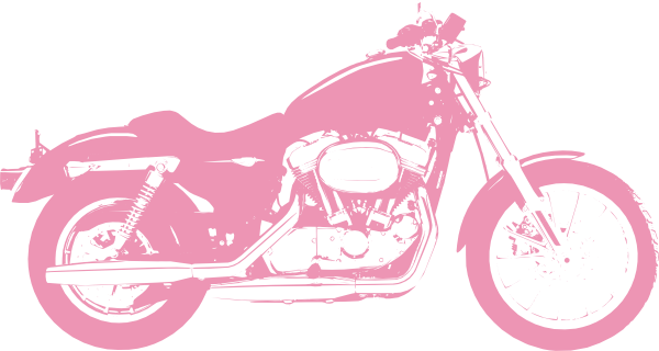 14 Pink Street Motorcycle Vector Outline Images