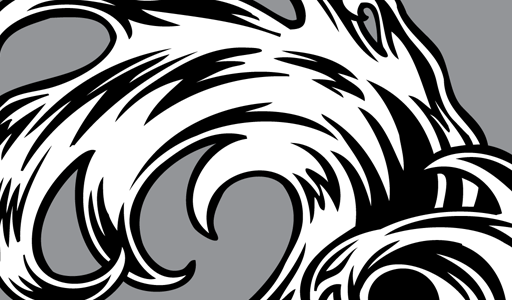 Hawaiian Tribal Waves Clip Art