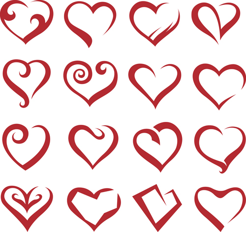 17 Vector Heart Designs Images