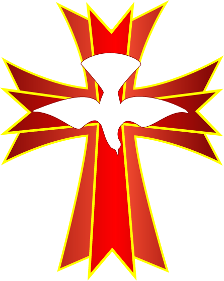 Holy Spirit Cross Clip Art