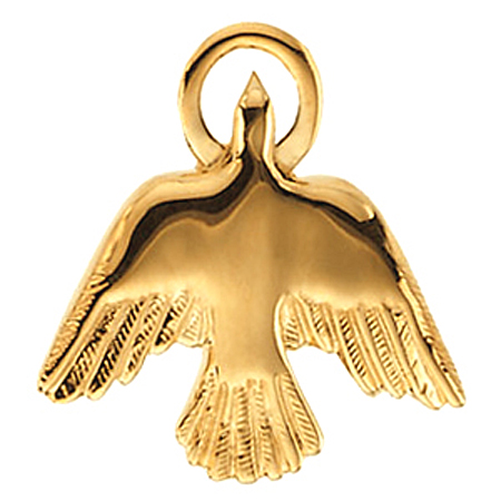 Holy Spirit Dove Pendant Gold 14K