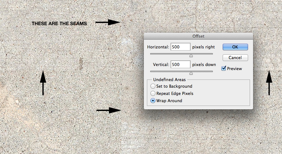 How to Make Seamless Photoshop Texture