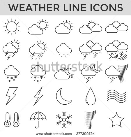 Icon Weather Symbols