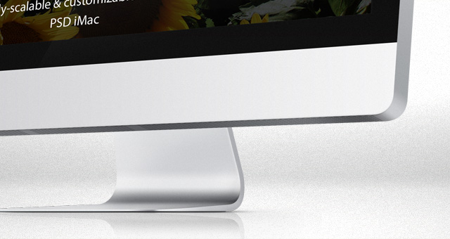 iMac Mockup PSD Template