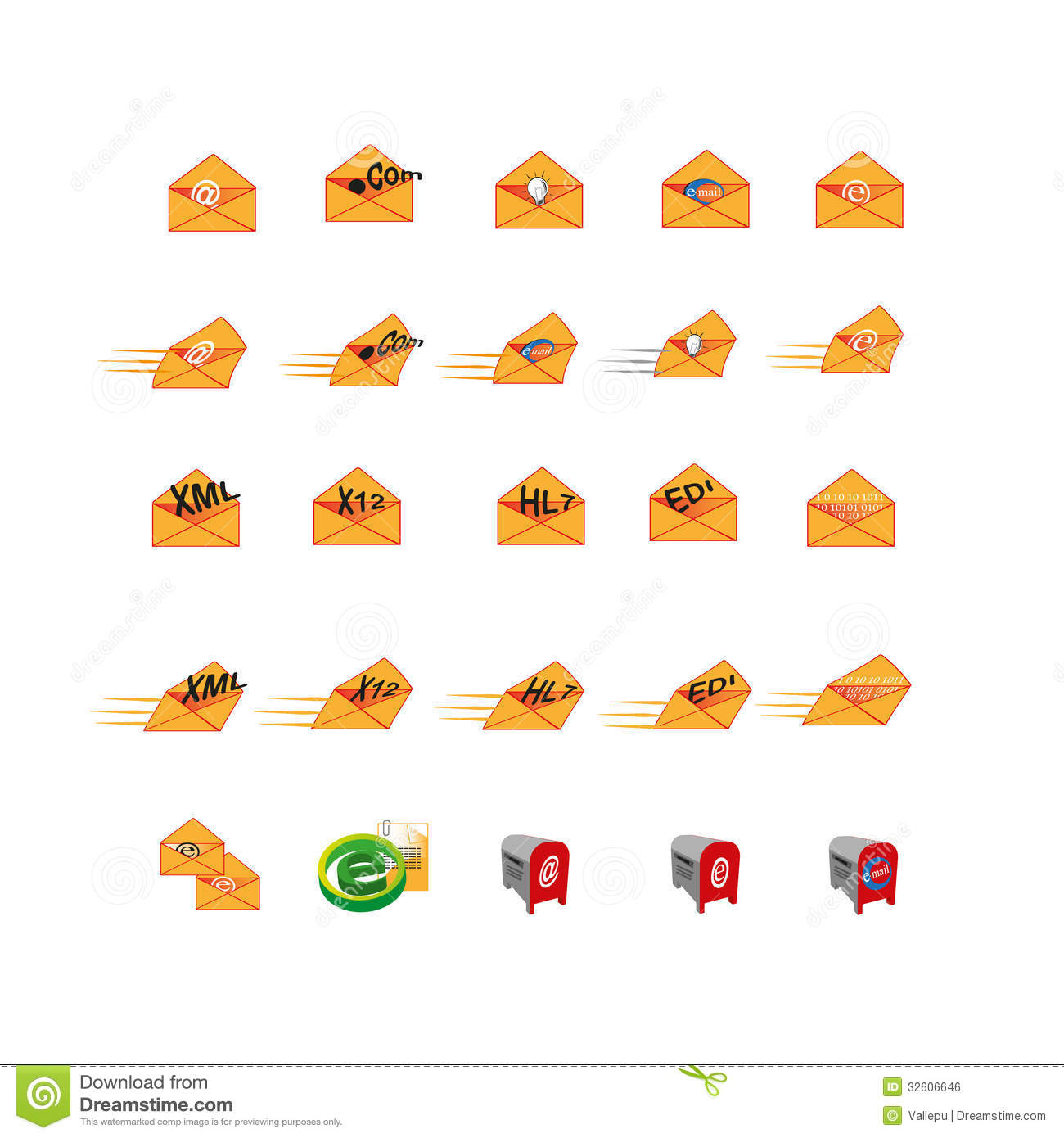 Information Technology Icons Symbols