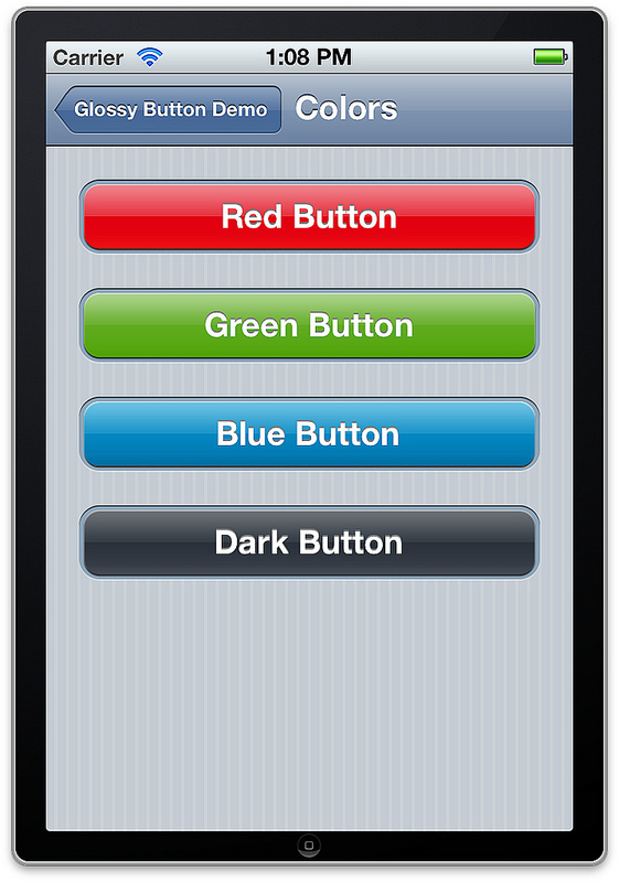 iPhone iOS Button