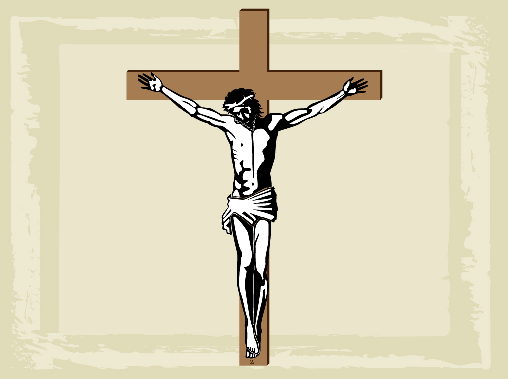 Jesus On Cross Vector