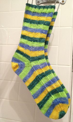 Knit Striped Socks