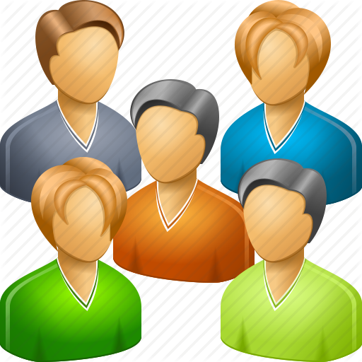 Large Group People Icon Large Group People Icon