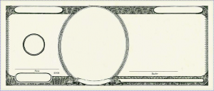 Make Your Own Dollar Bill Template