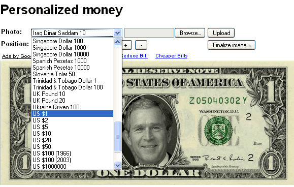 Make Your Own Money Template