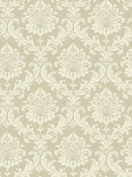 Metallic White Damask Background Elegant